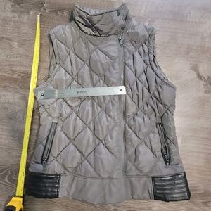 Marc New York Charcoal Quilted Vest